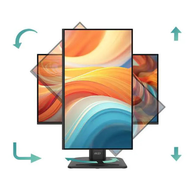 Alt view image 5 of 6 - PRO MP245PG E14 24-inch IPS 1920 x 1080 (FHD) Computer Monitor, 144Hz, Adaptive-Synch, HDMI, Display Port, VGA Port, VESA Mountable, Tilt, Height Adjustable,Speaker, 1ms, Black