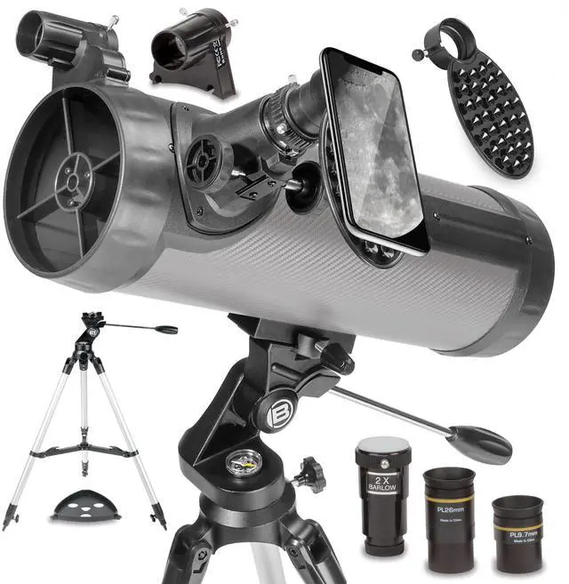 Main image of National Geographic 114mm Reflector Telescope with Eyepieces Mount Smartphone Adapter for Astronomy Astrophotography
