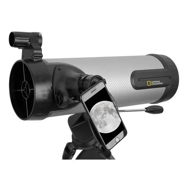 Alt view image 2 of 6 - National Geographic 114mm Reflector Telescope with Eyepieces Mount Smartphone Adapter for Astronomy Astrophotography