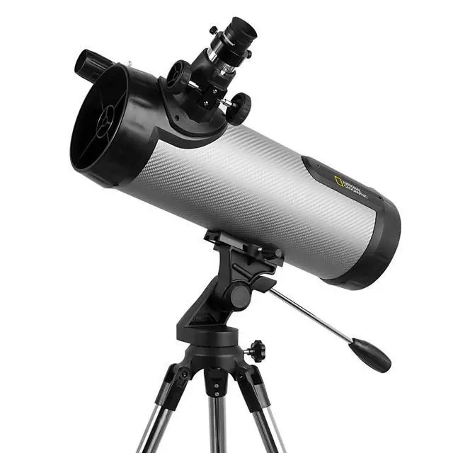 Alt view image 3 of 6 - National Geographic 114mm Reflector Telescope with Eyepieces Mount Smartphone Adapter for Astronomy Astrophotography