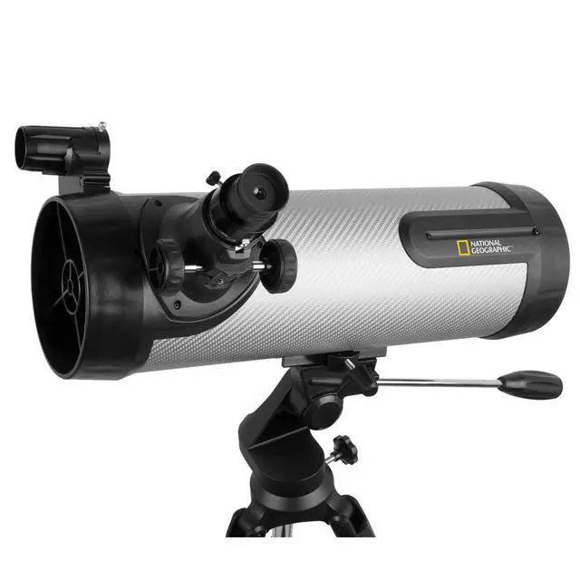 Alt view image 5 of 6 - National Geographic 114mm Reflector Telescope with Eyepieces Mount Smartphone Adapter for Astronomy Astrophotography