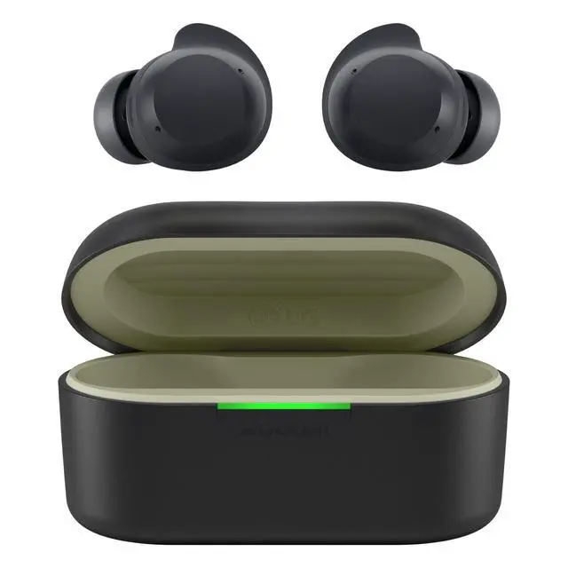 Alt view image 2 of 6 - xboom Buds Lite, xboom Signature Sound by will.i.am with Graphene Drivers, Active Noise Cancellation, Up to 35 Hours of Battery, IPX4 Water Resistant, Black
