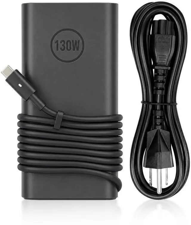 Main image of 130W USB C Laptop Charger for Dell XPS 15/17, Precision and Latitude | XPS 9575/9500/9510/9520/9530/9700/9710/9720, Precision 5530/5550/5560/5570/5750/5760, Latitude 5420/5450/5520/5540/7410
