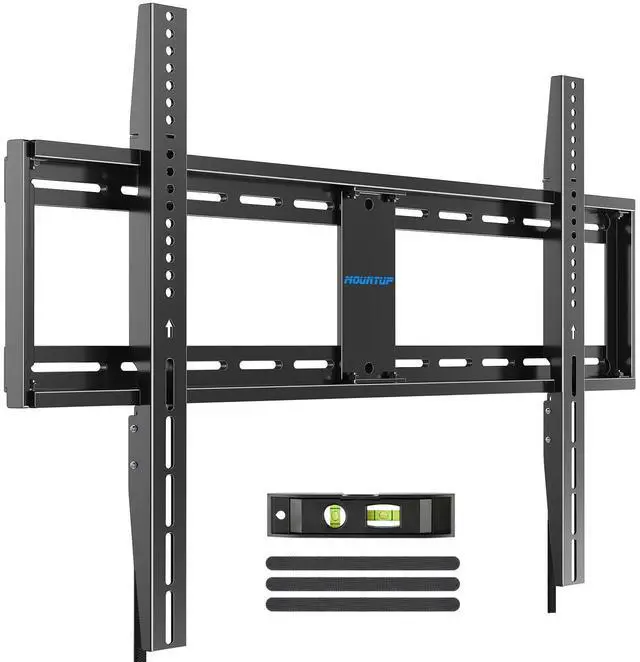 Main image of Fixed TV Wall Mount for Most 50-100" TVs, 1.3 Slim Low Profile TV Mount with Level Design, Heavy Duty Mount for Large TVs, Fits 16"-32" Studs, Max VESA 800x600mm 199 LBS Loading