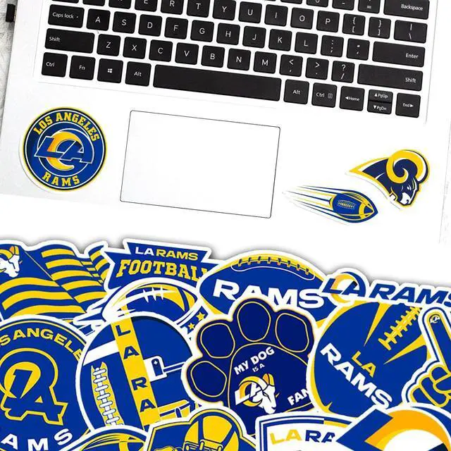 Alt view image 3 of 4 - 24 PCS of American Football Stickers for Water Bottle, Laptop, Bicycle, Computer, Motorcycle, Travel Case, Car Decal Decoration Stickers