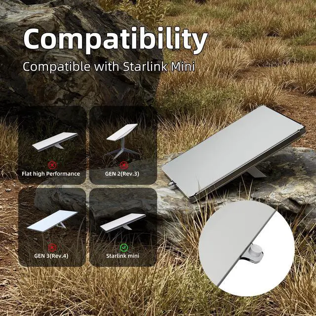 Alt view image 5 of 6 - for Starlink Mini Dish Protect Cover & Protective Shell, Shock Resistant for Starlink Accessory Anti-Drop for Your Starlink Mini Safeguard from Hails and Rocks
