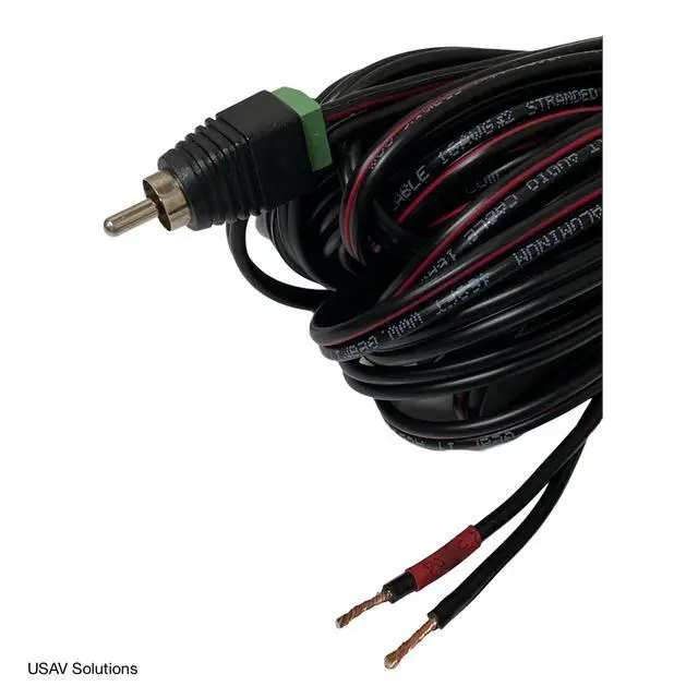 Alt view image 2 of 2 - USAV Set of 5 Speaker Cable for Bose Lifestyle Acoustimass System - RCA to Bare Wire