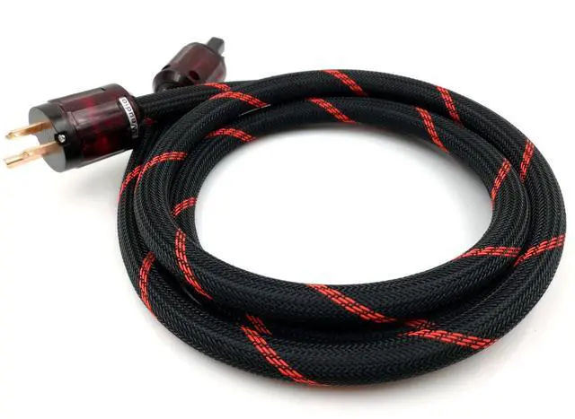 Main image of 10 AWG Hi-End HiFi Audio Universal AC Power Cable Power Cord US Plug - 6.6FT (2M)