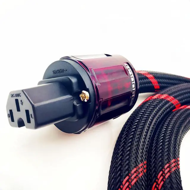 Alt view image 3 of 6 - 10 AWG Hi-End HiFi Audio Universal AC Power Cable Power Cord US Plug - 6.6FT (2M)