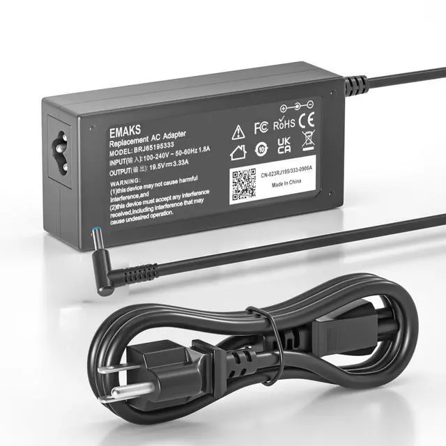 Main image of 45W 65W Laptop Charger SK90A195231 SK90195333 for HP Pavilion 15-F F272WM | for 15-f111dx 15-f211wm 15-f271wm 15-f233wm f387wm f211nr f337wm f224wm and More hp Laptop Power Supply Cargador Ac Adapter