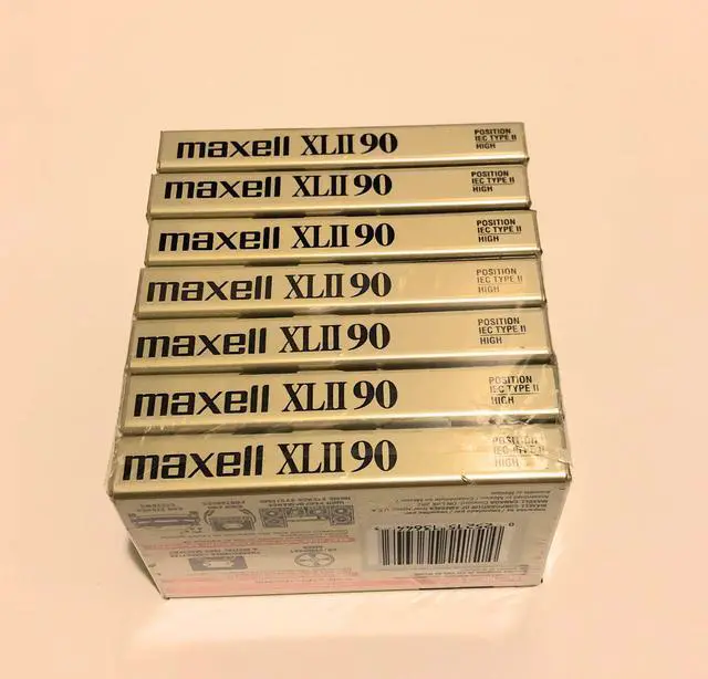 Main image of XLII IEC Type II 90 Minute High Bias Audio Cassette Tape - 7 Pack