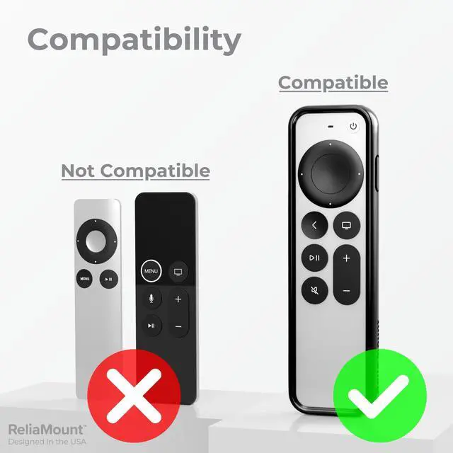 Alt view image 5 of 6 - Case for Apple TV Remotes Black with Soft Microfiber Lining | Designed in USA Premium Drop Protection and Comfortable to Hold