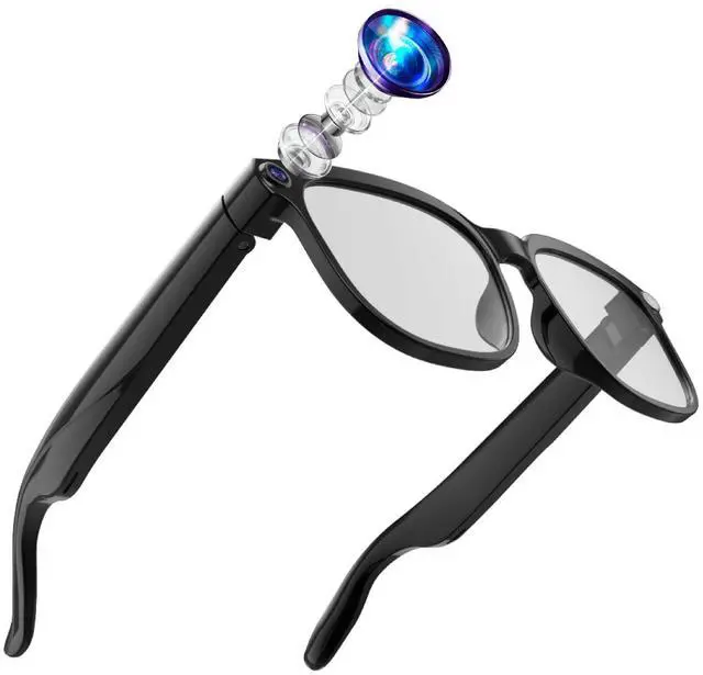 Main image of 32GB AI Smart Glasses 4K HD Camera, 290mAh Battery, 8MP Anti-Shake Camera Glasses, Support Video Recording, Real-time Translation/GPT Lens Recognition, Photochromic Lens