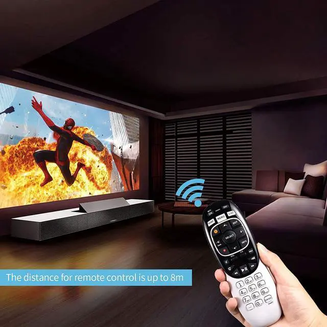 Alt view image 2 of 6 - RC73 RC72 IR/RF Universal Remote Control Replacement Compatible with DirecTV HR20 HR21 HR34 HR44 HR54 RC72 RC71