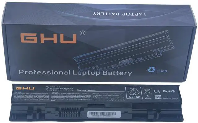 Main image of WU946 Laptop Battery 58Wh Replacement for Dell Studio 1535 1536 1537 1555 1557 1558 PP33L PP39L, Compatible with WU965 WU960 KM958 312-0701