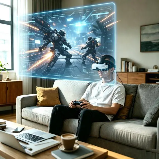 Alt view image 5 of 6 - Bigeyes H1 Head Mounted Display - 3D Side-by-Side Video, HD Big Screen, HDMI Interface, Lightweight & Compact. Enjoy Movies Privately for Men, Travel, Camping, Bedtime Film Mode