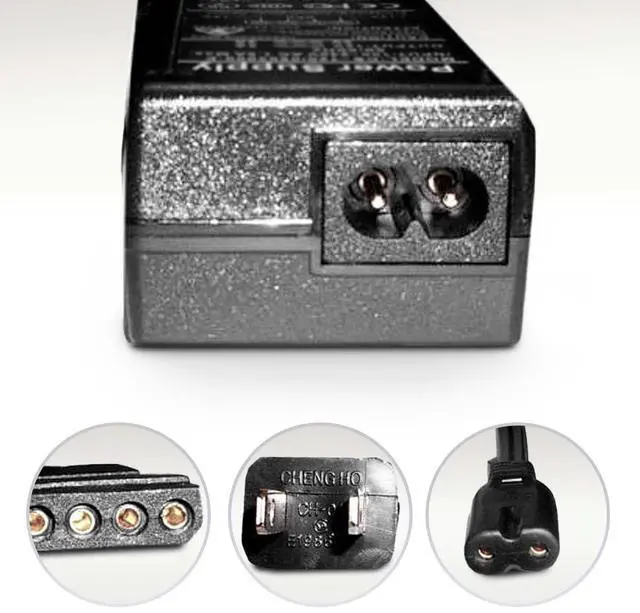 Alt view image 3 of 5 - 100-240v AC to 12 & 5v DC 4pin Molex 2A Power Adapter (2A, Without On/Off Switch)