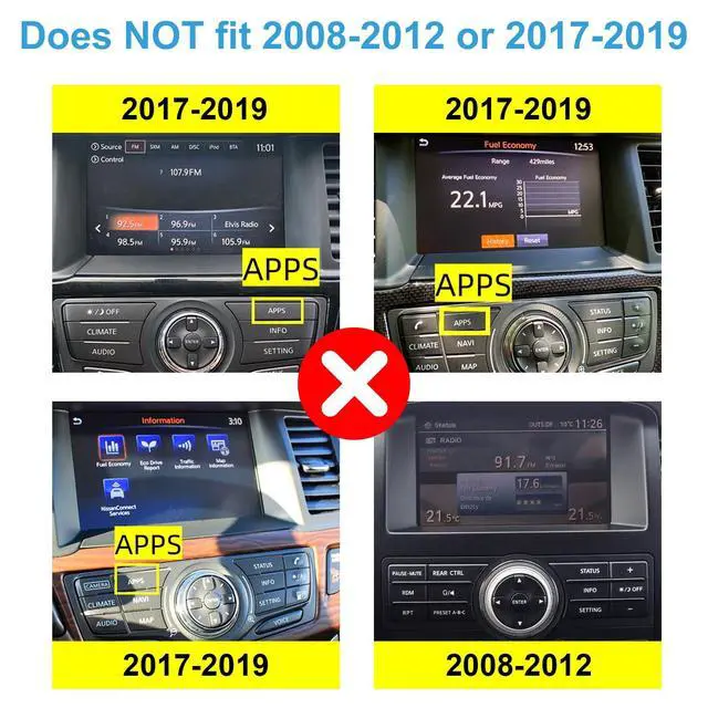 Alt view image 2 of 6 - Wireless CarPlay & Android Auto Retrofit Kit for Nissan Pathfinder 2013-2016, Check Car Settings Menu Icon Before Buying