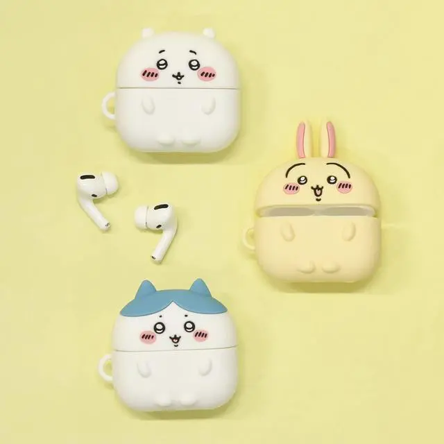 Alt view image 6 of 6 - Gourmandies Chiikawa Airpods Pro (2nd Generation) / AirPods Pro Compatible Silicone Case Rabbit CK-07C