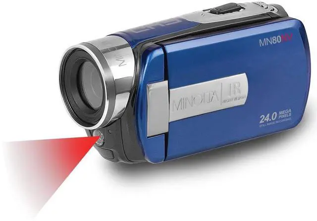Main image of MN80NV Camcorder, 1080p Video, 24MP, Night Vision (Blue) | Portable wireless speaker delivers convenient audio for home, travel and outdoor adventures