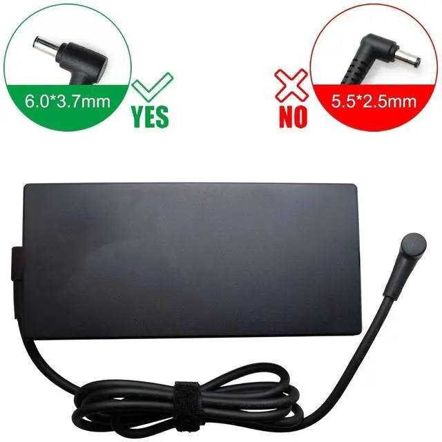 Alt view image 6 of 6 - ASUS 180W AC Adapter Charger for ROG Zephyrus G14 G15 GA502 GA401, TUF Gaming A15-FA506 A17-FA706, Zenbook Pro14 - 20V 9A, 6.0x3.7mm, ADP-180TB H