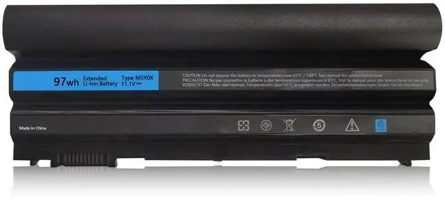 Main image of 97Wh M5Y0X 9-Cell Laptop Battery for Dell Latitude E6420 E6430 E6440 E6520 E6530 E6540 E5420 E5430 E5520 E5530 Inspiron 4420 5420 5425 7420 7520 N4420 N4720 N5420 M421R M521R 2P2MJ NHXVW 71R31