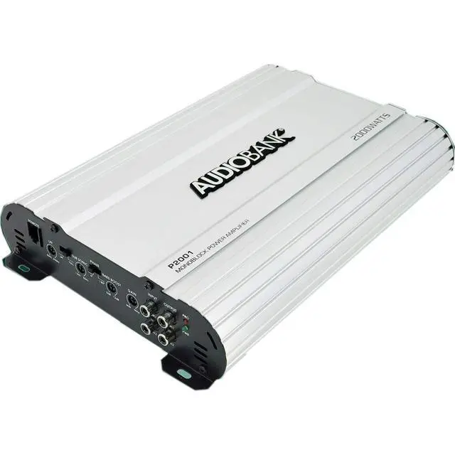Alt view image 4 of 6 - Monoblock 2000 WATTS Amp Class AB Car Audio Stereo Amplifier P2001 Heavy-Duty Aluminum Alloy Heatsink | Class A-B Operation Remote On/Off Circuit
