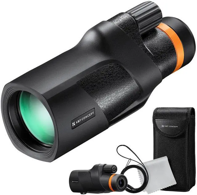 Main image of ® 12X50 Monocular Telescope with Cleaning Cloth, FMC Lens & BAK4 Prism Telescopes for Adults, Sky Captain HD Monocular for Bird Watching Hunting Hiking Camping Travelling