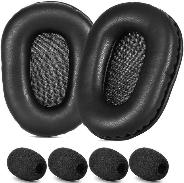 Main image of Earpads for BlueParrott B450-XT B450XT S450-XT Headset | B450-XT Mod Kit Ear Pads + Mic Foam for BlueParrott B450-XT B450XT S450-XT Headset,Softer Leather Noise Cancelling Foam