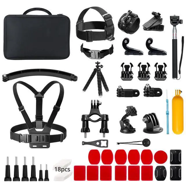 Alt view image 3 of 6 - Brave 4 Action Camera with 60 in 1 Accessories Kit | Brave 4 Action Camera with 60 in 1 Accessories Kit