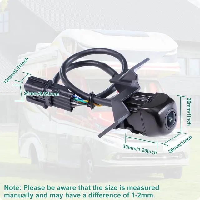 Alt view image 5 of 6 - 95760-D3000 Rear View Backup Camera Fit for Hyundai Tucson 2016-2020, Parking Assist Cam Replaces OE Number 95760D3000, 95760-D3001, 95760D3001, 95760-D3101, 95760D3101