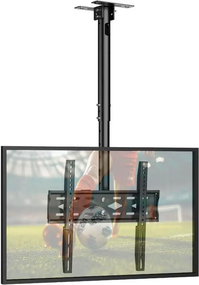 Main image of TV Ceiling Mount for 26-68 inch Flat Screen Fits Most LCD LED OLED TVs Monitor Pole Mount up to 99lbs Max VESA 400x400mm Hanging TV Mount Adjustable Ceiling Television Bracket