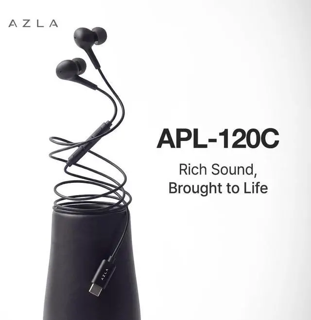 Alt view image 2 of 6 - APL-120C USB-C Wired Earbuds with Mic for Apple iPhone 17/16/15 White | Wired Headphones with Mic Compatible with iPhone, Samsung, Android Devices with USB-C Outlets