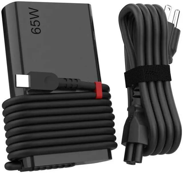 Main image of New Slim 65W USB C Laptop Charger Fits for Lenovo Thinkpad Laptop Charger | Compatible with Lenovo Yoga 7i 9i 730 730s s730 Computer AC Power Cord Adapter Type C Thinkpad X1 T14 T14s T15 T16 T480