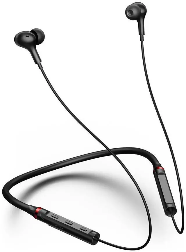 Main image of Neckband Bluetooth Headphone for Samsung S26 S25 Ultra S23, Black | Sport Headphones Wireless Earbuds Stereo Surround Sound Ear Buds for iPhone 17 Air 16 15 14 Pro Max 13 Plus/Pixel 10 9
