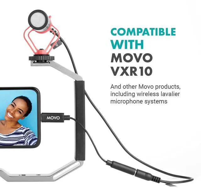 Alt view image 5 of 6 - UCMA-2 3.5mm to USB-C Audio Jack Adapter - 3.5mm TRRS to Type-C Connector for Android, GoPro Mic, iPad Pro Adapter - USB to Aux for Headphone Jack or USB Lapel Microphone Splitter