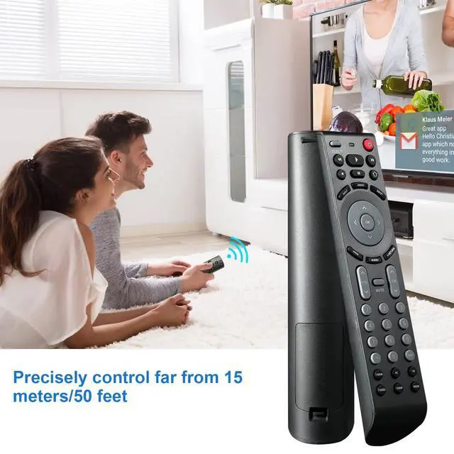 Alt view image 4 of 6 - RMT-JR02 Remote Control Replacement Compatible with JVC TV EM28T EM32T JLC32BC3000 JLC42BC3002 JLC47BC3000 and More
