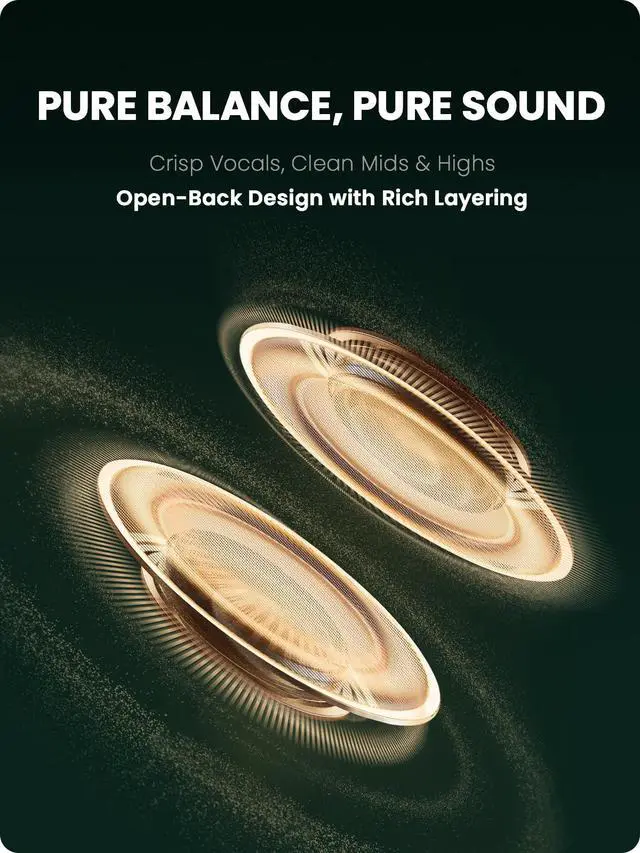 Alt view image 4 of 6 - Open-Ear Clip Earbuds, Stylish Ear Cuff Design with Balanced Sound, Comfortable Non-in-Ear Fit, Clear Calls with ENC, Stable Bluetooth & Long Battery Life-Brown