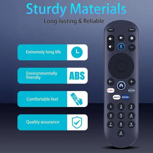 Alt view image 3 of 6 - MG3-R34010/297107 Replacement Remote Control for Pioneer Xumo Smart TV | CP-RC1NA-23 PN43-751-24U PN50-751-24UP, also for Hisense XClass TV 43A6GX 43A6GX3 50A6GX 50A6GX3 (Without Voice)