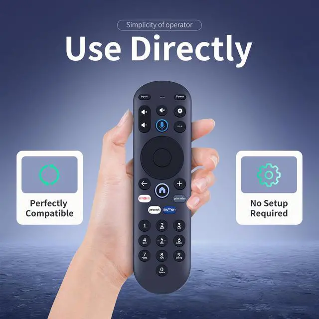 Alt view image 5 of 6 - MG3-R34010/297107 Replacement Remote Control for Pioneer Xumo Smart TV | CP-RC1NA-23 PN43-751-24U PN50-751-24UP, also for Hisense XClass TV 43A6GX 43A6GX3 50A6GX 50A6GX3 (Without Voice)