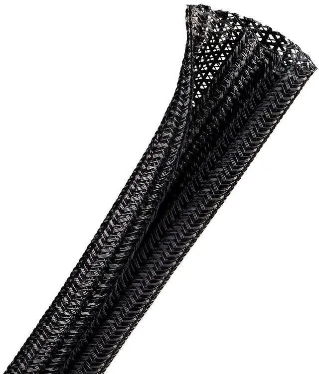 Main image of 1/2" Split F6 Braided Cable Sleeving Wrap, Split Loom, (25FT)