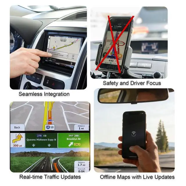 Alt view image 4 of 6 - Satellite Navigation SD Card Compatible with Cadiliac Chevrolet Buick GMC | 2025 Latest Update,North America Maps,Plug and Play Install,GPS in-Dash Navigation Accessories Part 85856394