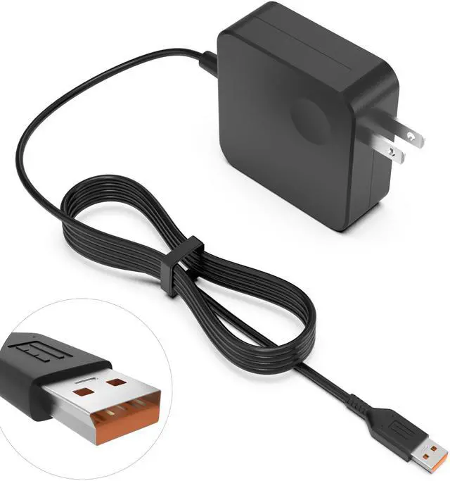 Main image of 65W Adapter Charger Cord for Lenovo Yoga 3 Pro, Yoga 700-11ISK 700-14ISK 80QE Yoga 900 900-13ISK Yoga 3 11,3 14 Laptop with USB Cable Power Supply Adapter