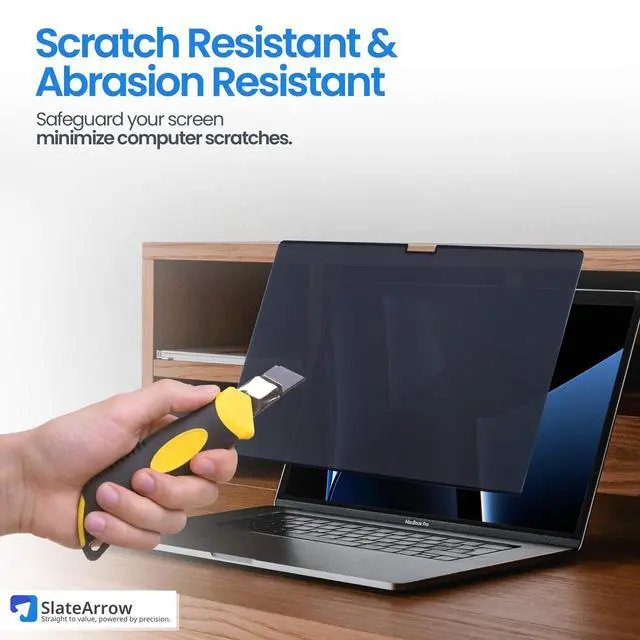 Alt view image 6 of 6 - Magnetic Privacy Screen for MacBook Pro 16 inch (2021-2025 M1-M4 Max), Anti-Glare, Blue Light Protector, Scratch Resistant, Removable Laptop Filter Private Shield & Webcam Cover
