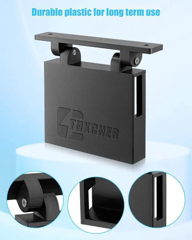 Alt view image 3 of 6 - Under Dash Screen Mount Fit for Holley EFI 3.5In Screen Sniper Terminator X | Hinged Vehicle Mounting Brackets, 180 Degree Adjustable, Without Blocking Driving View