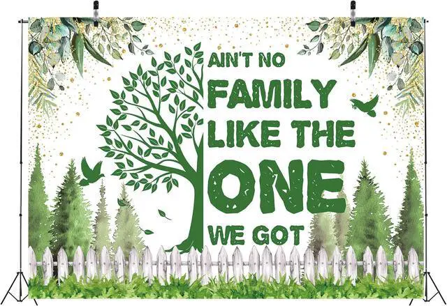 Alt view image 5 of 5 - Family Reunion Backdrop Family Tree Family Gathering Party Decorations Banner Welcome to Our Family Members Photography Background (7x5FT: 84x60 inch)