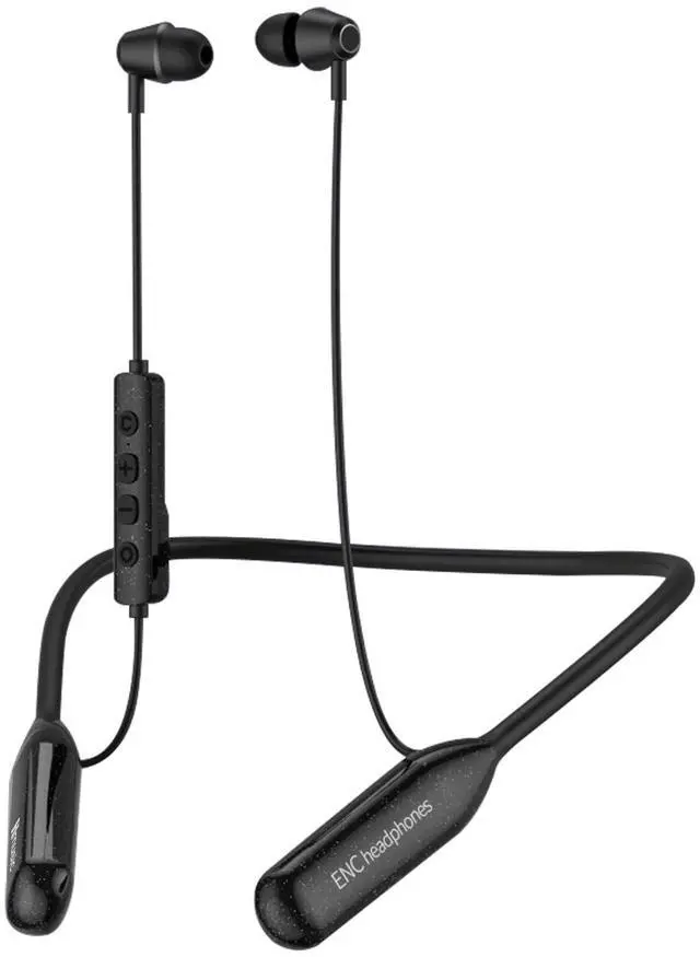 Main image of H25 Neckband Bluetooth Headphones with 200hrs Long Battery Playtime | IPX5 Waterproof Wireless Earbuds Bluetooth 5.4, Around the Neck Headphones w/ENC Mic, for Work/Cycling/Game/Gym/Long Trips