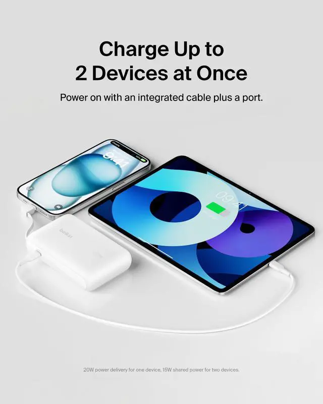 Alt view image 7 of 7 - 10000mAh 20W USB C Power Bank, Portable Charger for iPhone & iPad