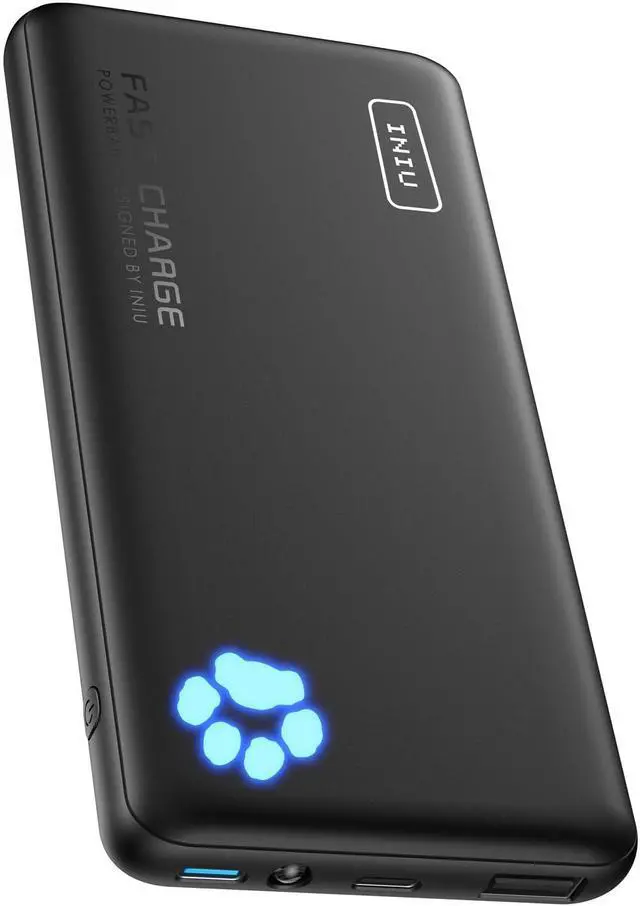 Main image of Portable Charger, Slimmest 10000mAh Fast Charging USB C Power Bank