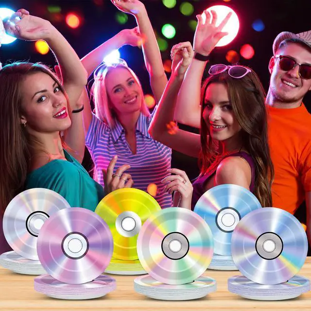 Alt view image 7 of 7 - 60Pcs 90's Party Paper Plates for Music Party Decorations 7In Retro CD Music Theme Dessert Plates Disposable Tableware Dinnerware Set for 1990s 2000s Throwback Birthday Baby Shower Party Supplies